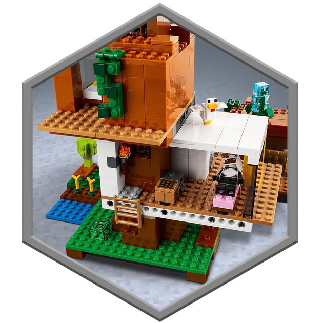 Конструктор LEGO Minecraft Сучасний будиночок на дереві 909 деталей (21174) - зображення 11