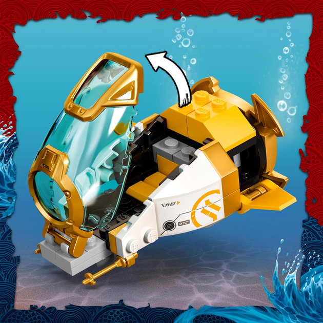 Zestaw klocków LEGO Ninjago Wodny smok 737 elementów (71754) - obraz 8