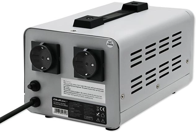 Стабілізатор напруги Qoltec автоматичний AVR 2000VA (5901878507248) - зображення 2