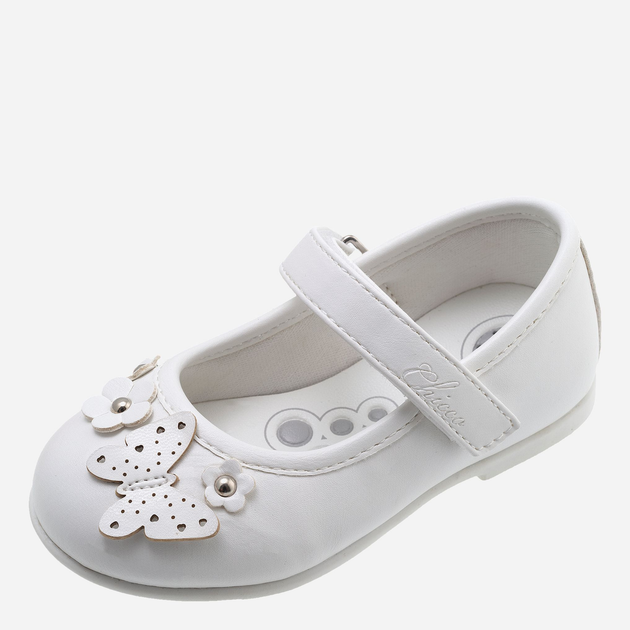 Buty dla dziewczynki Chicco 010.63651-300 26 16,5 cm Białe (8051182113097) - obraz 1