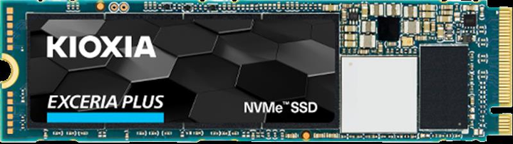 Накопитель SSD 2TB Kioxia Exceria Plus M.2 2280 PCIe 3.0 x4 TLC (LRD10Z002TG8) - изображение 1