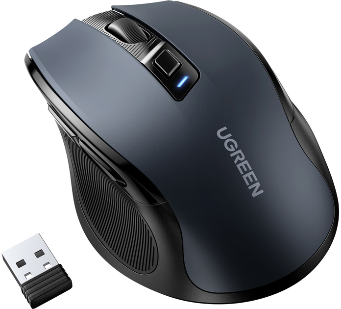 Мышь Ugreen MU006 Ergonomic Wireless Blue (UGR-90545) - изображение 1