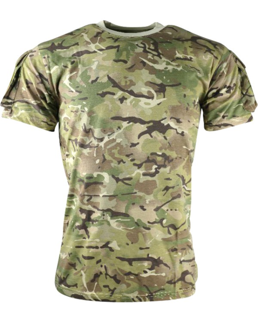 Футболка чоловіча військова тактична ЗСУ KOMBAT UK TACTICAL T-SHIRT XXL мультікам (SK-kb-tts-btp-xxl) - зображення 1