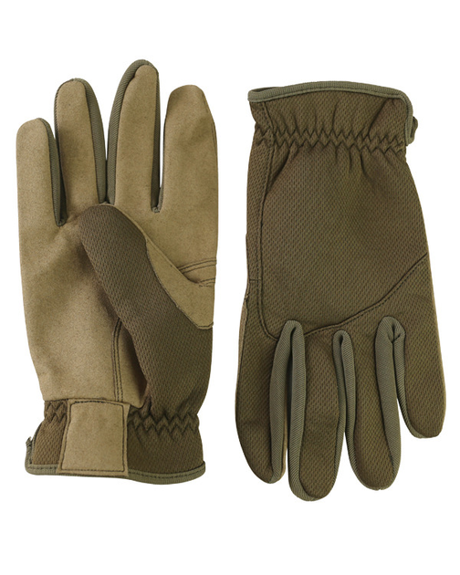 Тактичні військові рукавички KOMBAT UK захисні рукавиці L койот (SK-kb-dfg-coy-l) - зображення 2
