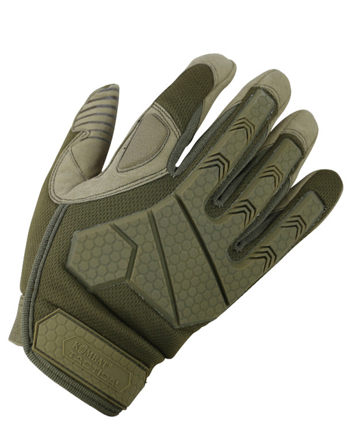 Перчатки тактические военные полевые перчатки KOMBAT UK Tactical Gloves XL койот (SK-kb-atg-coy-xl) - изображение 1