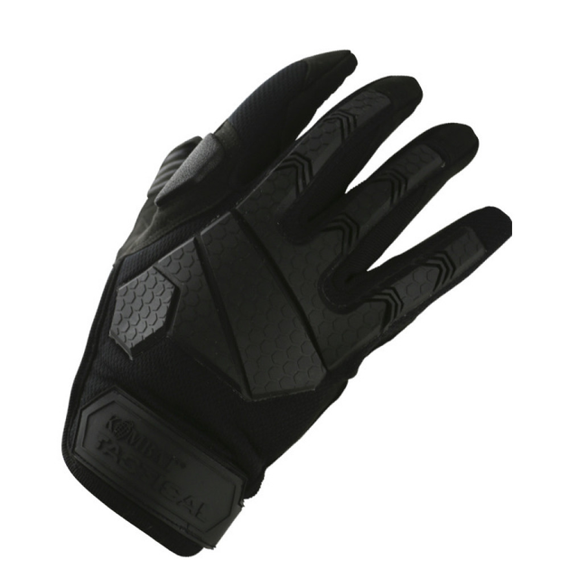 Перчатки тактические военные полевые перчатки тактические KOMBAT UK Tactical Gloves L черный (SK-kb-atg-blk-l) - изображение 2