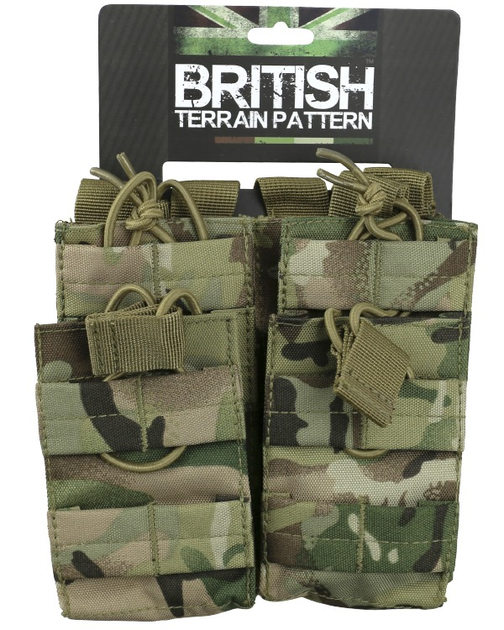 Підсумок тактичний під магазини АК KOMBAT UK Double DUO Mag Pouch мультікам (SK-kb-ddmp-btp) - зображення 1