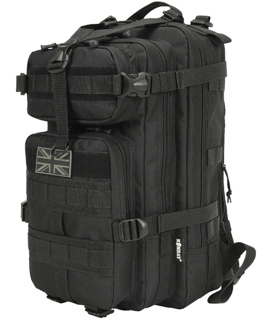 Рюкзак тактический армейский военный KOMBAT UK Stealth Pack черный 25л (SK-kb-sp25-blk) - изображение 1