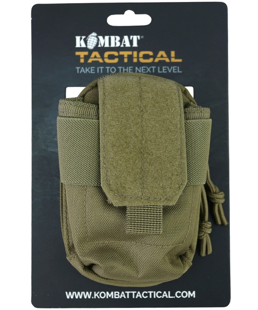 Подсумок тактический KOMBAT UK Micro Molle Utility Pouch койот (SK-kb-micmup-coy) - изображение 2