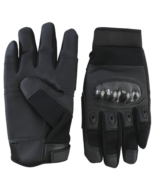 Тактичні військові рукавички KOMBAT UK захисні рукавиці XL-XXL чорний (SK-kb-ptg-blk-xl-xxl) - зображення 2