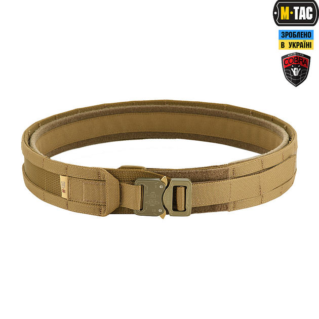 Ремень M-Tac тактический военный ВСУ (ВСУ) Range Belt Cobra Buckle 3XL койот (SK-10164005-3XL) - изображение 1