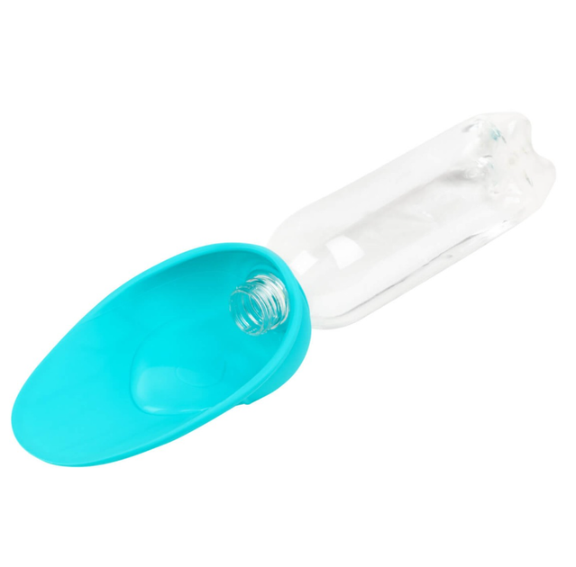 Поилка-насадка на бутылку WAUDOG Silicone, голубая, 165х90 мм - изображение 5