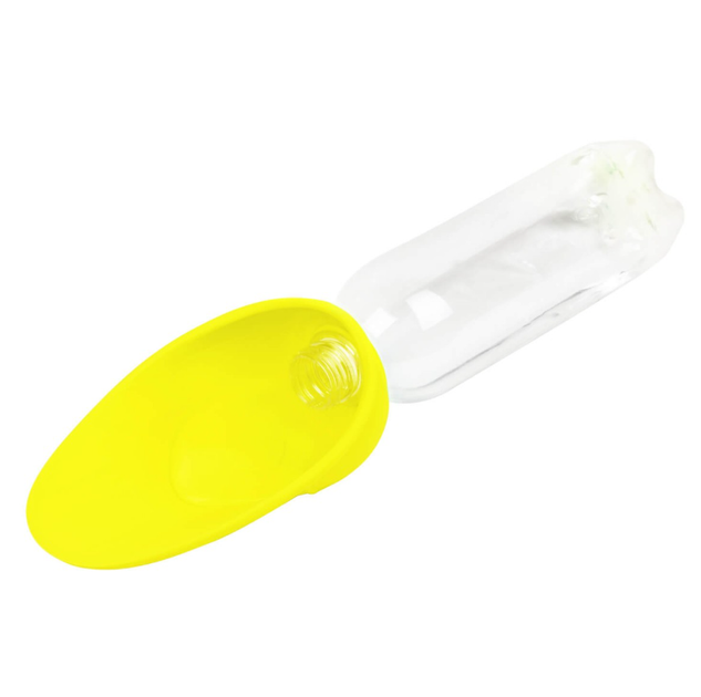 Поїлка-насадка на пляшку WAUDOG Silicone, жовта, 165х90 мм - Фото 5 Поїлка-насадка на пляшку WAUDOG Silicone, жовта, 165х90 мм - зображення 5