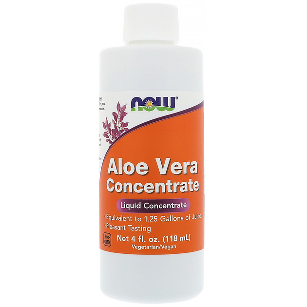 Рідкий концентрат Алое Вера NOW Foods (Aloe Vera Concentrate) 118 мл ...