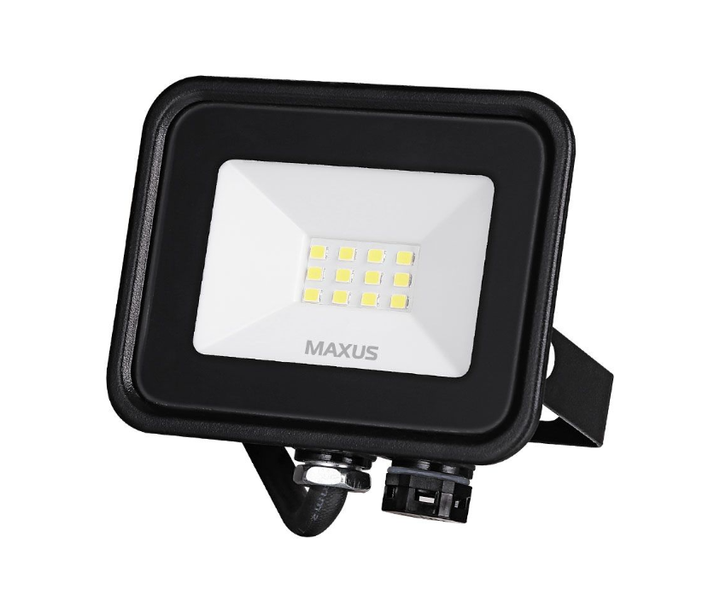 Світлодіодний прожектор 10 W MAXUS 5000 K FL-04 - зображення 2