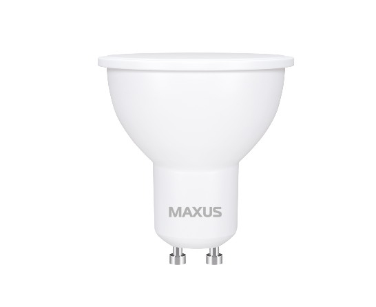 Лампа світлодіодна MAXUS 1-LED-717 MR16 5W 3000K 220V GU10 - изображение 2