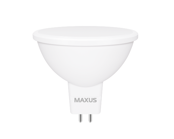 Лампа светодиодная MAXUS 1-LED-712 MR16 5W 4100K 220V GU5.3 - изображение 2