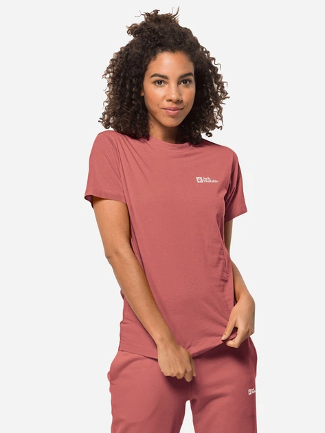 Футболка Jack Wolfskin Essential T W 1808352-2183 L Розовая (4064993700107) - Фото 1 Футболка Jack Wolfskin Essential T W 1808352-2183 L Розовая (4064993700107) - изображение 1