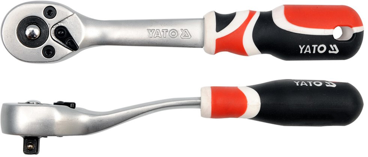 Grzechotka YATO 72 zęby 1/4" 155 mm (YT-0730) - obraz 1