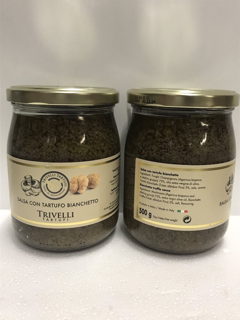 Трюфельна сальса Trivelli Salsa Tartufata з білим трюфелем 5% 500 г ...