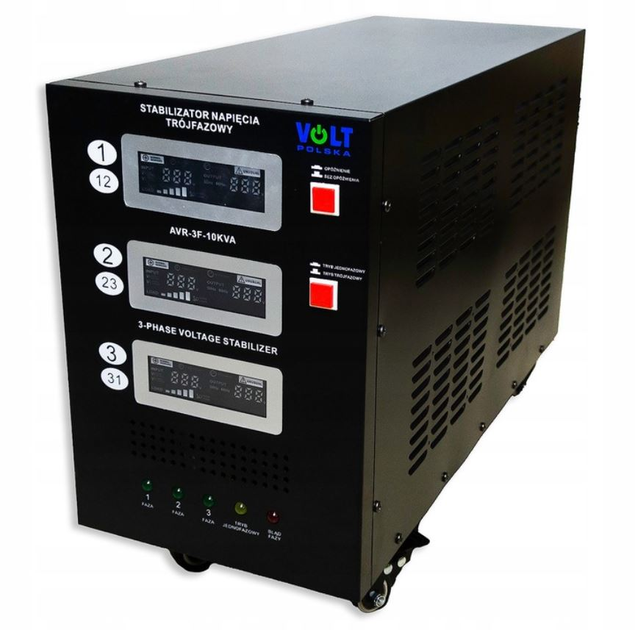 Стабилизатор напряжения трехфазный 3F Volt Polska AVR PRO 10000 ВА ...