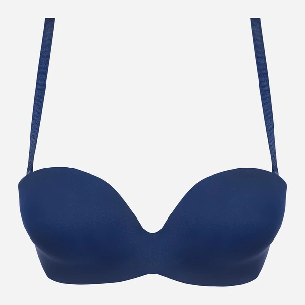 Бюстгальтер з Push-up безшовний brabrabra Кольоровий Комфорт SLZ19801225 80C Темно-синій (6907200082895) - зображення 3