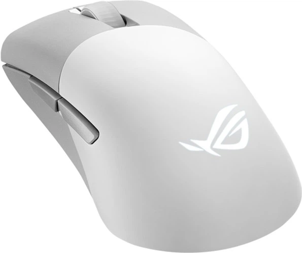 Миша Asus ROG Keris Aimpoint Bluetooth/Wireless White (90MP02V0-BMUA10) - зображення 3