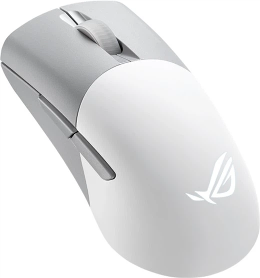 Миша Asus ROG Keris Aimpoint Bluetooth/Wireless White (90MP02V0-BMUA10) - зображення 2