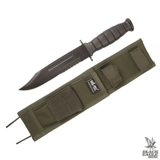 Ніж MIL-TEC Army Combat Knife With Sheath OD - зображення 1