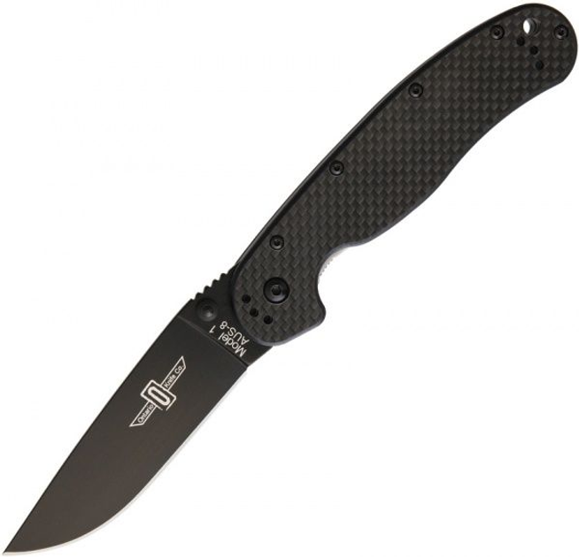 Нож Ontario RAT-1 Carbon Black - изображение 1