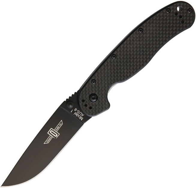 Нож Ontario RAT-1 Carbon Black - изображение 2