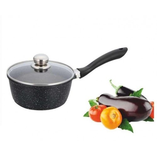 Ковшик с крышкой и мраморным покрытием Benson BN-303 1,4 л 18 см ...