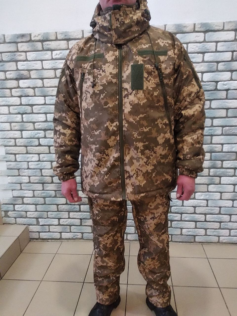 Військовий тактичний костюм утеплений 50 Піксель - зображення 1