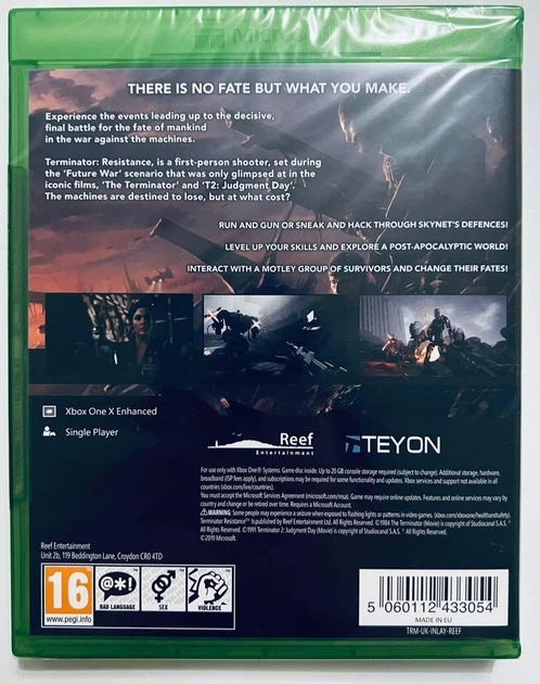 Terminator Resistance, русская версия - диск для Xbox One - изображение 2