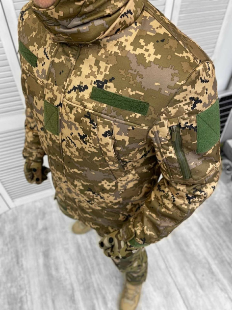 Куртка тактическая Soft Shell Пиксель L - изображение 2