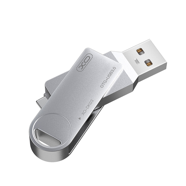 USB Флешка с отверстием для фиксации Flash Drive XO DK03 USB-Type-C 3.0 ...