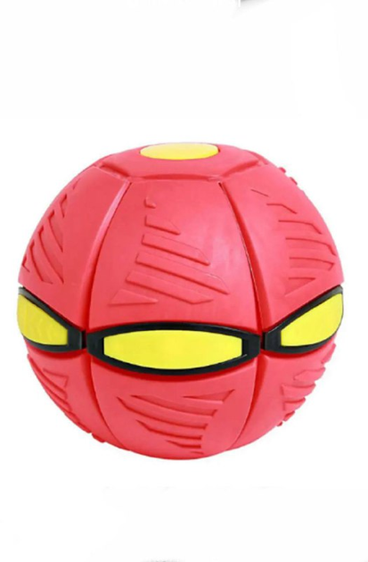 Фріз М'яч трансформер 2 в1 Flat Ball Disk M12081 Червоний - изображение 3