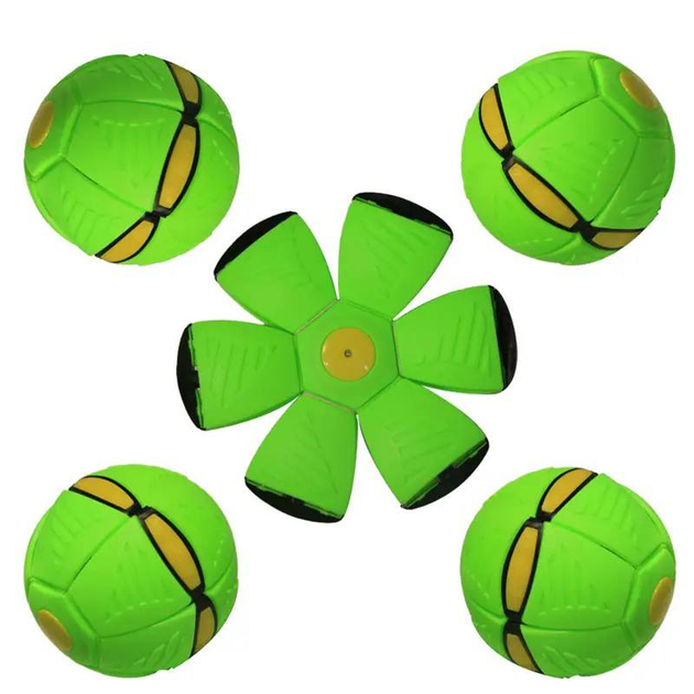 Фріз М'яч трансформер 2 в1 Flat Ball Disk M12081 Зелений - зображення 2