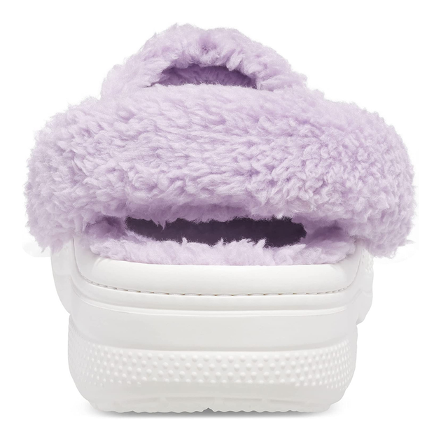 Зимові утеплені крокси Crocs Baya Lined Fuzz-Strap Clogs 40-41 р 25.8-26.7 см Білі 206633 M8/W10 White - зображення 6
