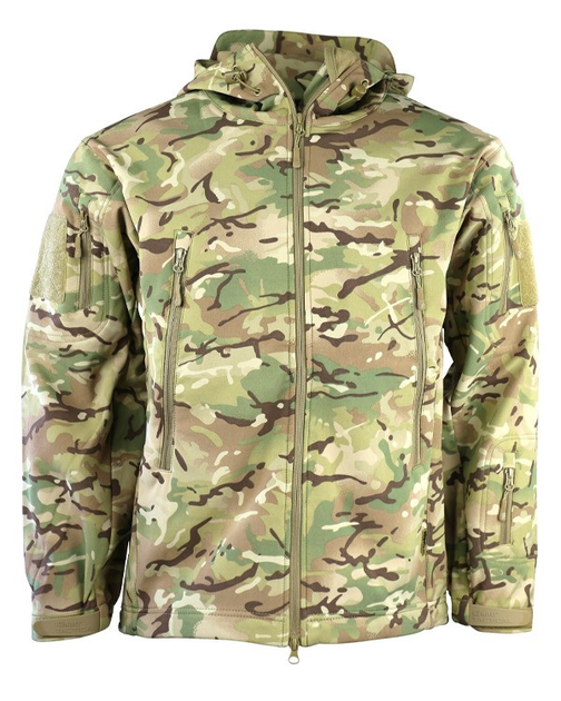 Куртка тактична KOMBAT UK Patriot Soft Shell Jacket L (kb-pssj-olgr-l00001111) - изображение 2