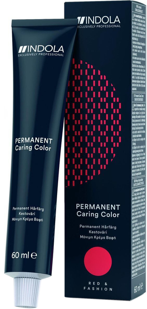 Перманентная крем-краска для волос Indola Permanent Caring Color 5.60 ...
