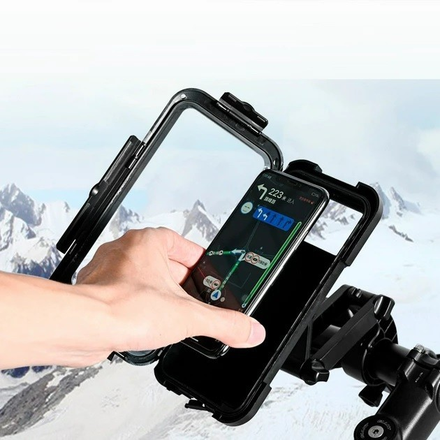 Велодержатель для телефона Bicycle Phone Holder Black (17050493) – фото ...