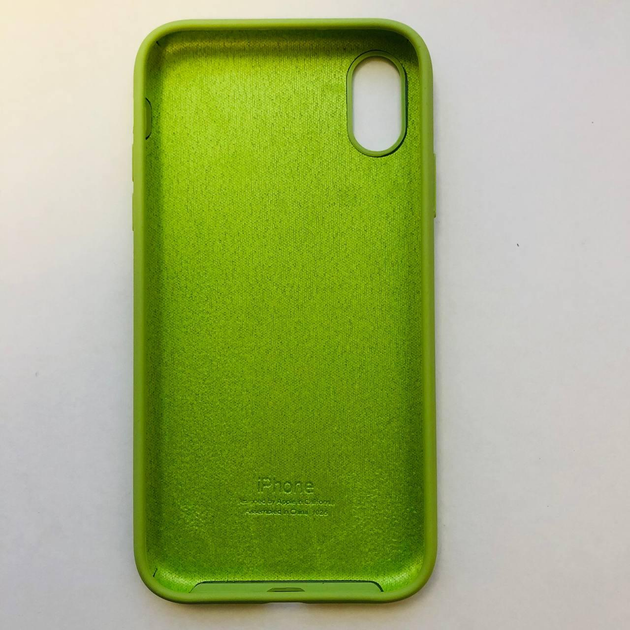 Чехолнакладка Silicone Case для Apple iPhone XR Mint Green фото