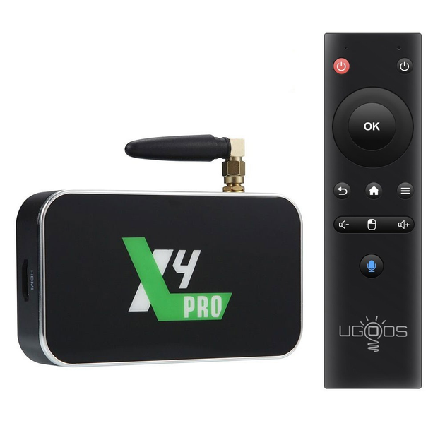 Ugoos X4 PRO 4/32 Android 11 + Аеропульт з гіроскопом та мікрофоном ...