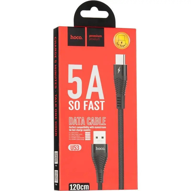 Кабель для зарядки телефона с быстрой зарядкой USB Type-C Android Flash ...