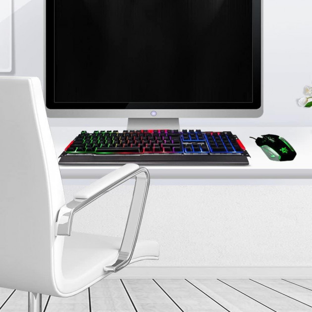 Комплект клавиатура игровая LED и мышь ABX K33 6946 - изображение 3