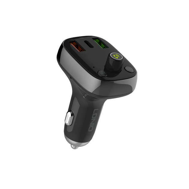 FM-трансмітер адаптер автомобільний Ldnio з Bluetooth C704Q 2USB / 1Type-C PD / QC4.0 36W - Фото 6 FM-трансмітер адаптер автомобільний Ldnio з Bluetooth C704Q 2USB / 1Type-C PD / QC4.0 36W - зображення 6