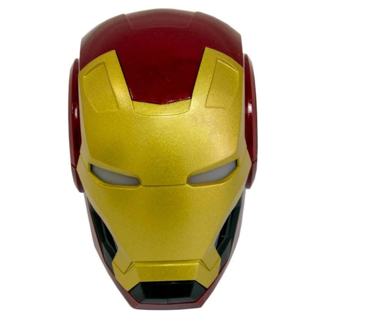 Портативная Bluetooth колонка Железный Человек Ironman Mark46 Красно-золотая - изображение 2