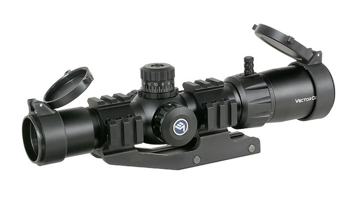 Оптичний приціл Vector Optics Mustang Gen.2 1-4X30 Sfp Black - зображення 1