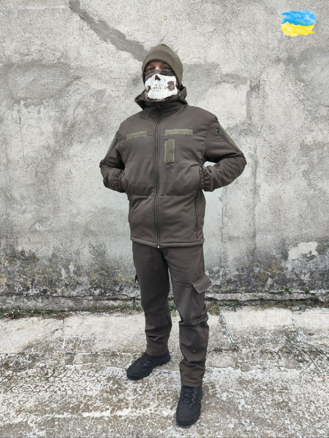 Куртка чоловіча тактична Soft shell софтшел демісезон XL - изображение 1